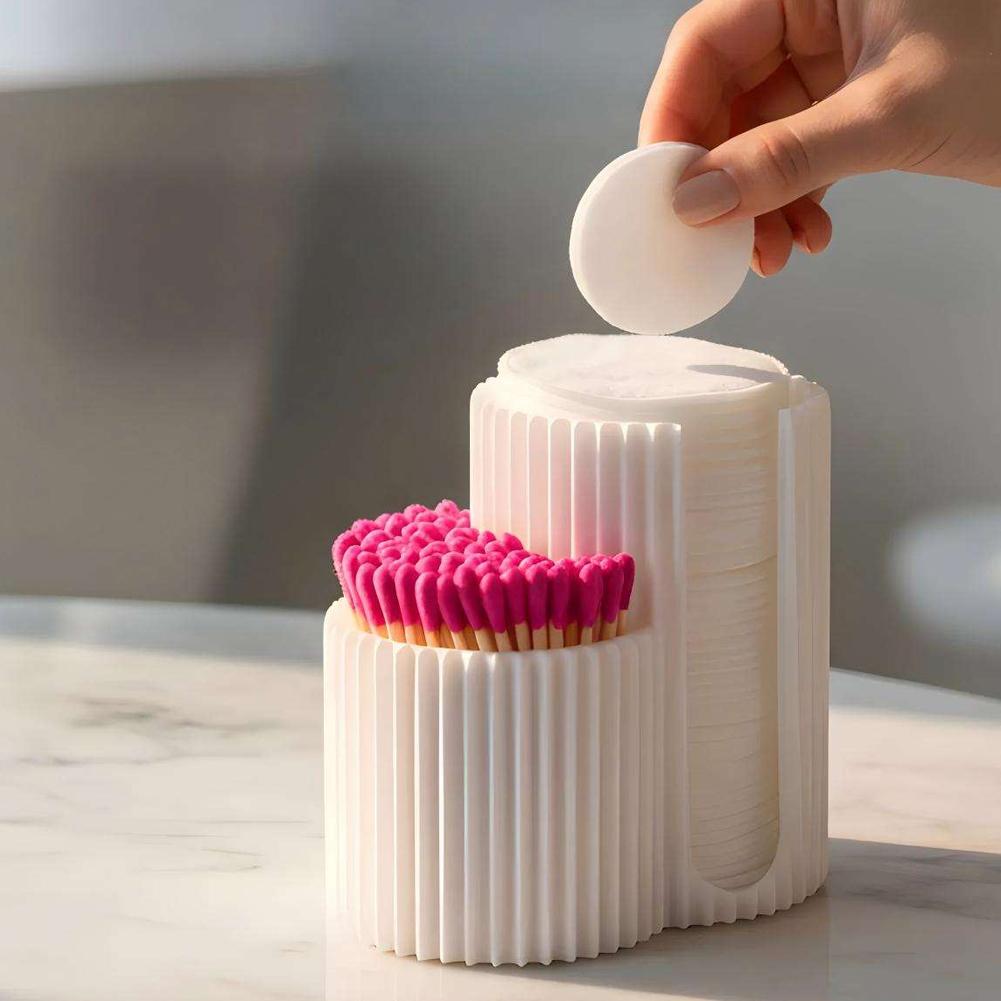 Nail Art Quirky - Boîte de rangement pour cotons-tiges, support