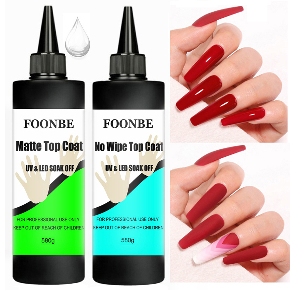 Gel Top Coat - Foonbe 580g Super couche de finition