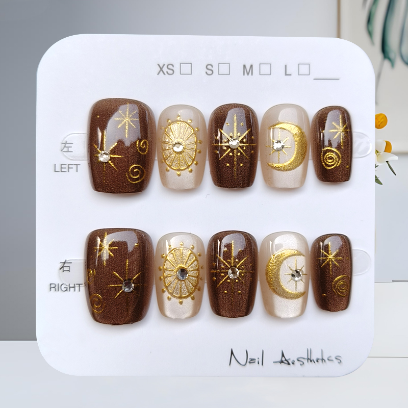 Nail Art Quirky - 10 pièces automne et hiver série