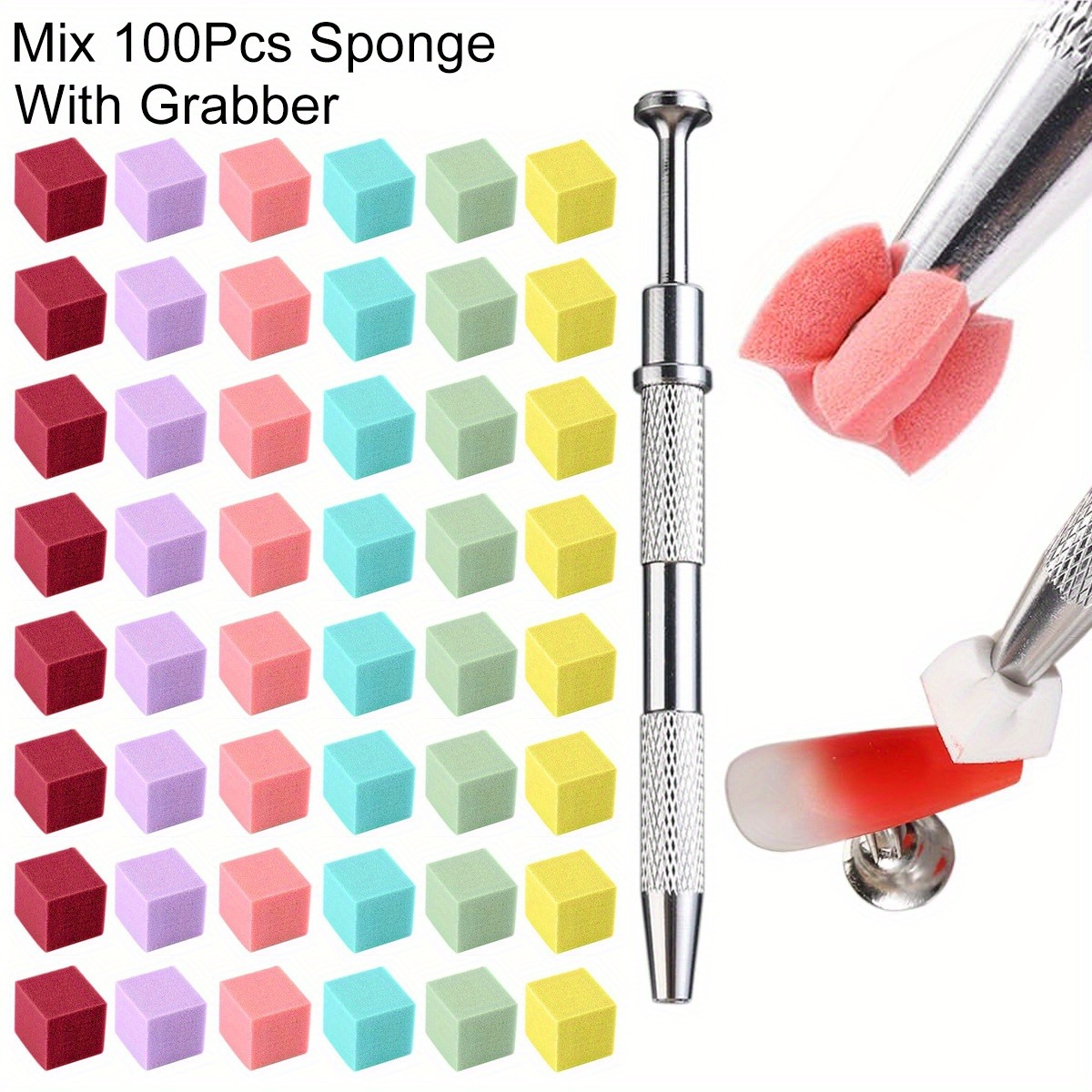 Nail Art Quirky - Ensemble d'éponges carrées pour Nail Art,