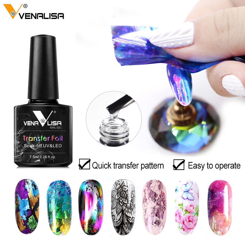 Nail Foil Transfer - Venalisa 7.5ml feuille de transfert Gel