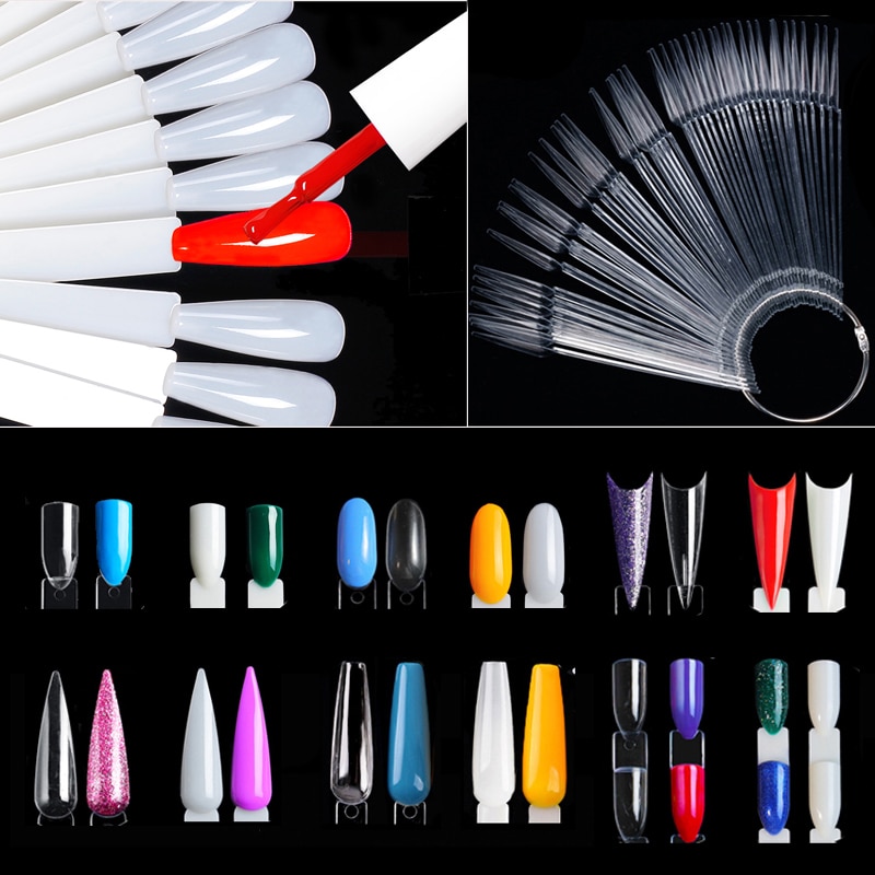 Nail Art Overlay - Bâtons d'affichage pour ongles, couleurs naturelles