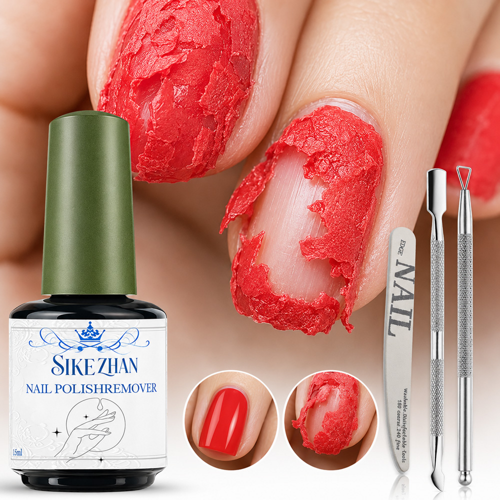 Gel Top Coat - SIKEZHAN Dissolvant Rapide Magique pour Gel