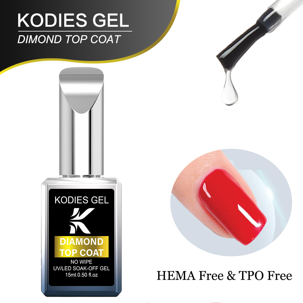 Gel Top Coat - KODIES GEL diamant couche de finition