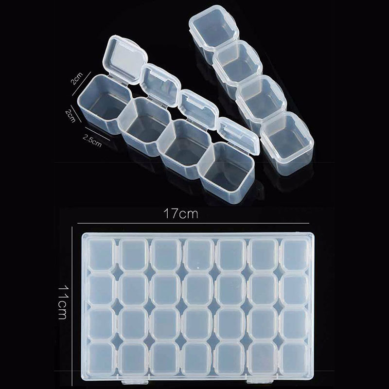 Boîte de rangement transparent - Nail Art Quirky avis et prix