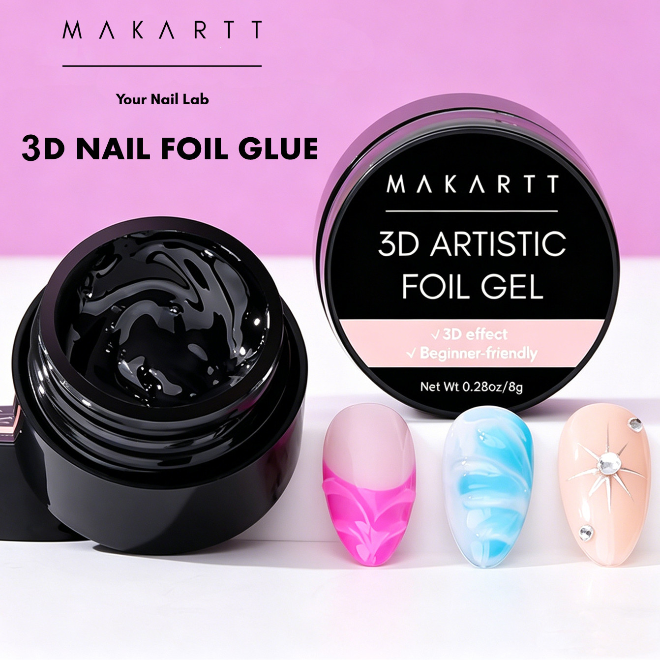 Makartt Gel 3D pour ongles 8ml - Nail Foil Transfer avis et prix