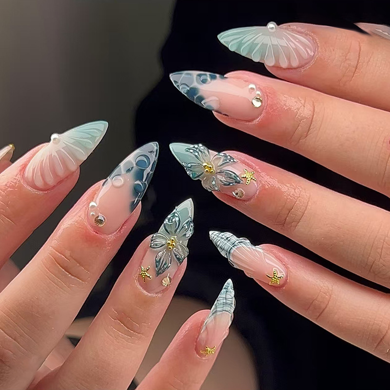 24 pièces portable presse sur  - Nail Art Press On avis et prix