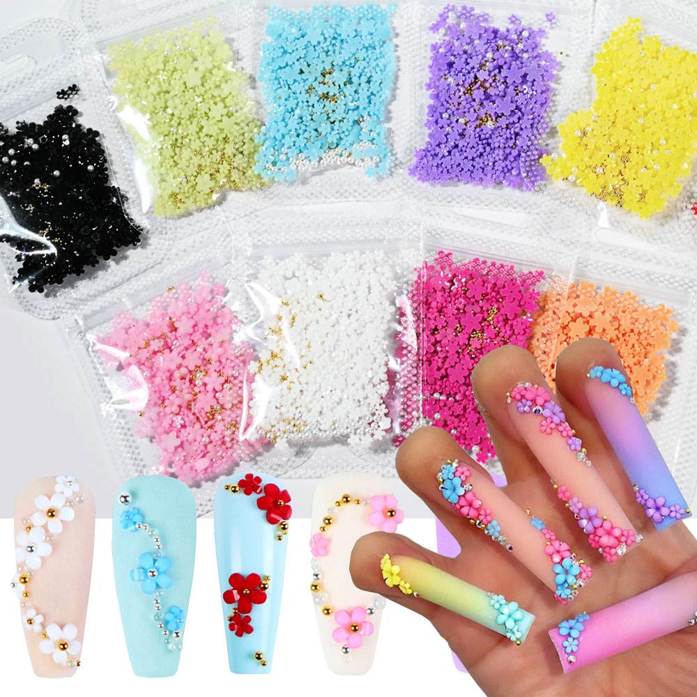 Breloques pour ongles en résin - Nail Art Rose Gold avis et prix