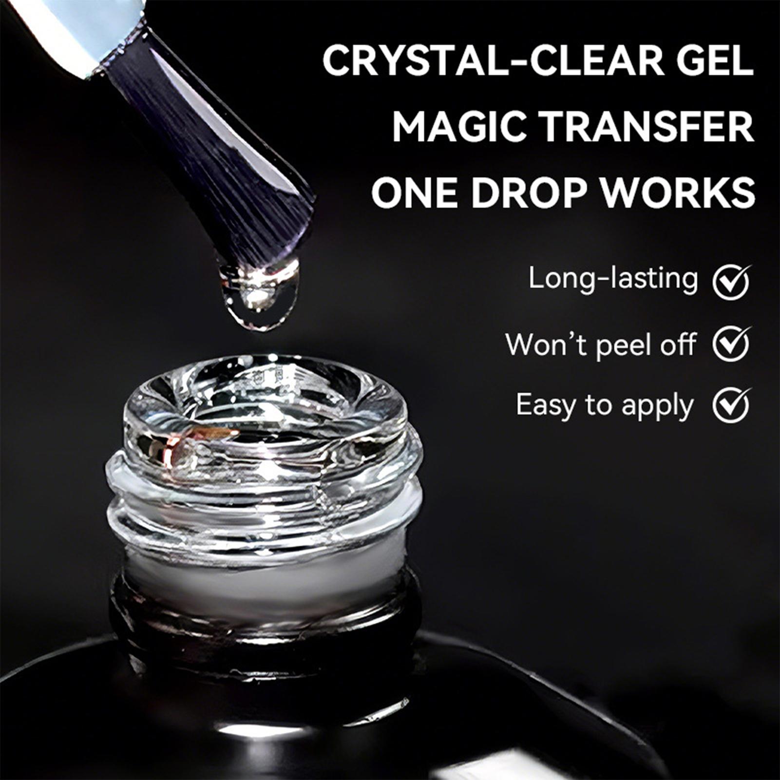 Gel de transfert pour ongles 1 - Nail Foil Transfer avis et prix