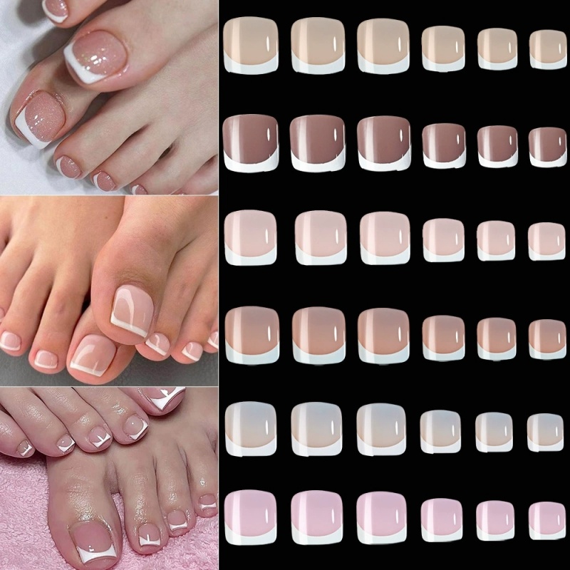 120 faux ongles carrés pour le - Nail Art Pink avis et prix