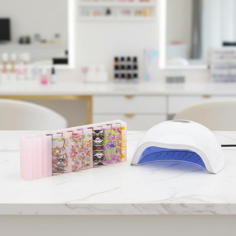 Boîte de rangement 10 comparti - Nail Foil Transfer avis et prix