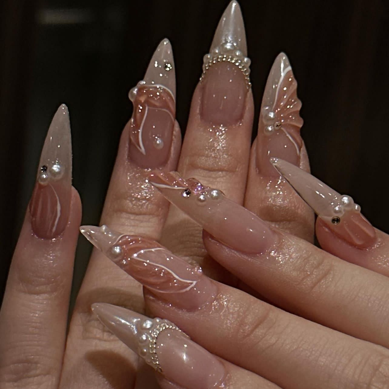 24 pièces mode strass presse s - Nail Art Quirky avis et prix