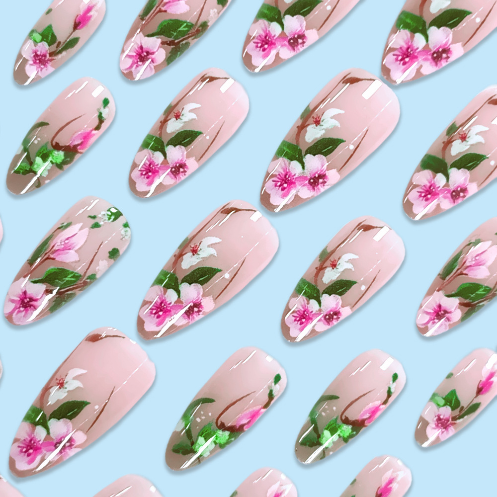 Fausse presse d'amande courte  - Nail Art Press On avis et prix