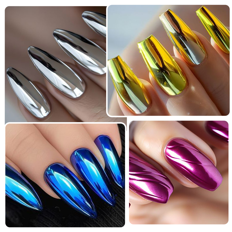 Poudre miroir métallique or ar - Nail Art Rose Gold avis et prix