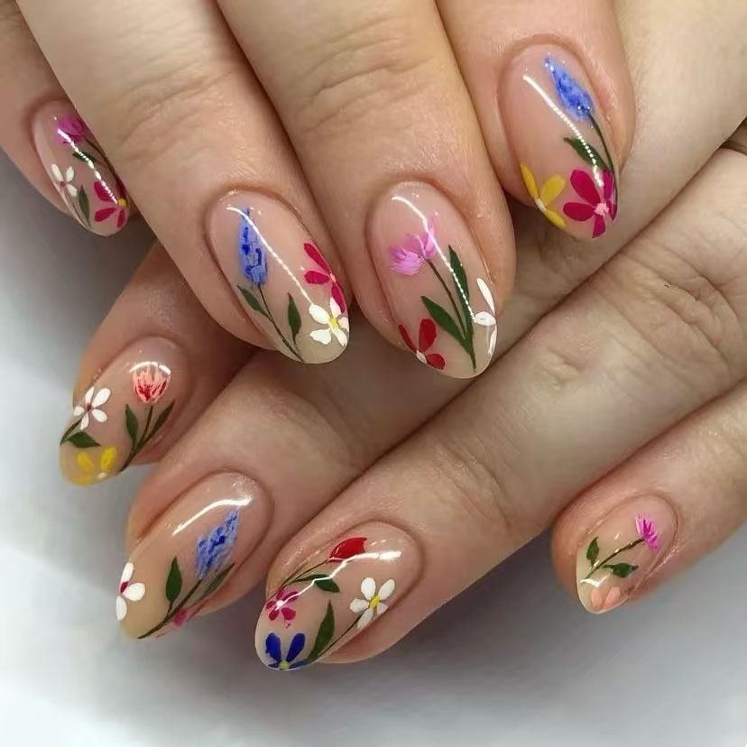 24 pièces simples amande ongle - Nail Art Press On avis et prix