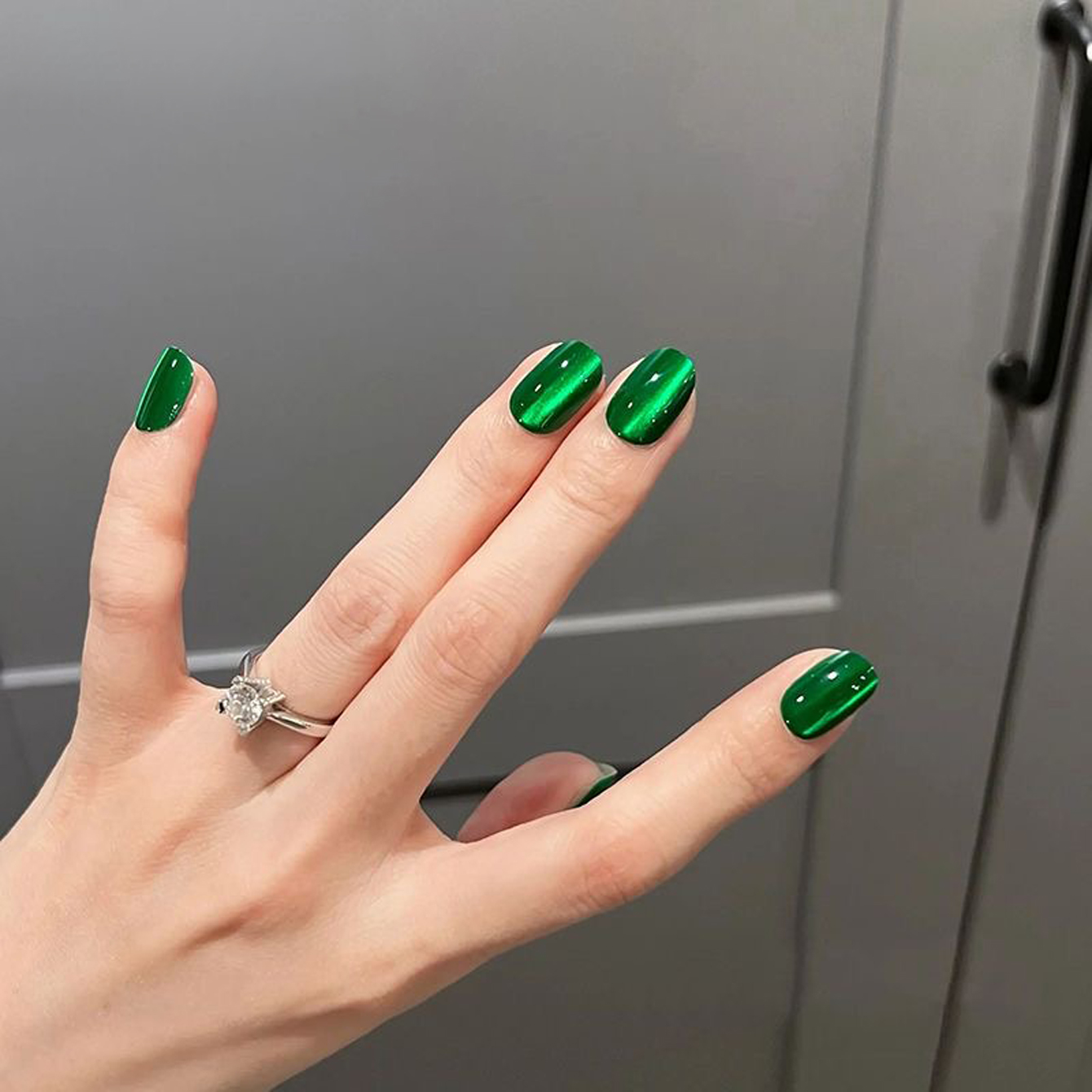 Vernis à ongles Gel œil de cha - Nail Art Emerald Green avis et prix