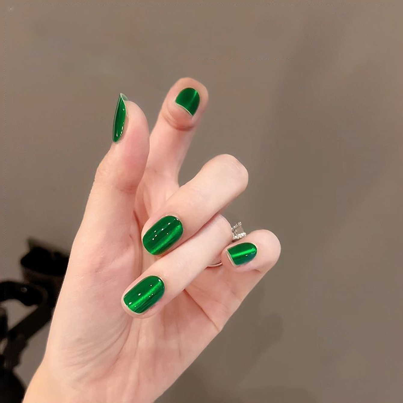 Vernis à ongles Gel œil de cha - Nail Art Emerald Green avis et prix