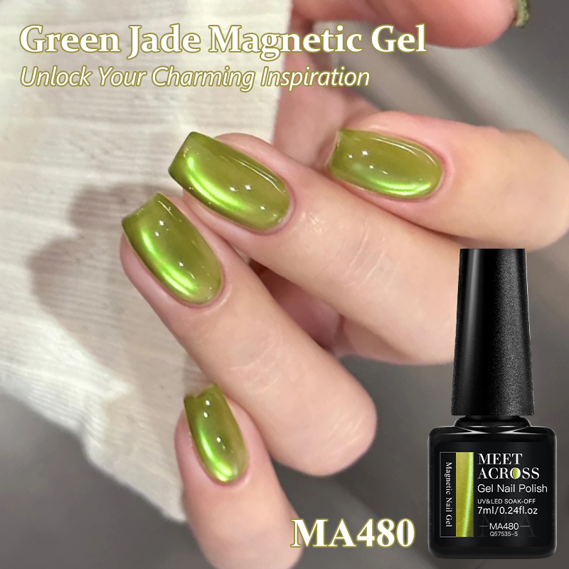 Vernis à ongles magnétique ver - Nail Art Emerald Green avis et prix