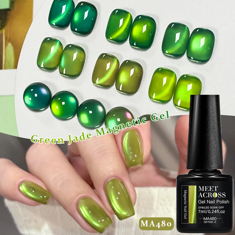 Vernis à ongles magnétique ver - Nail Art Emerald Green avis et prix