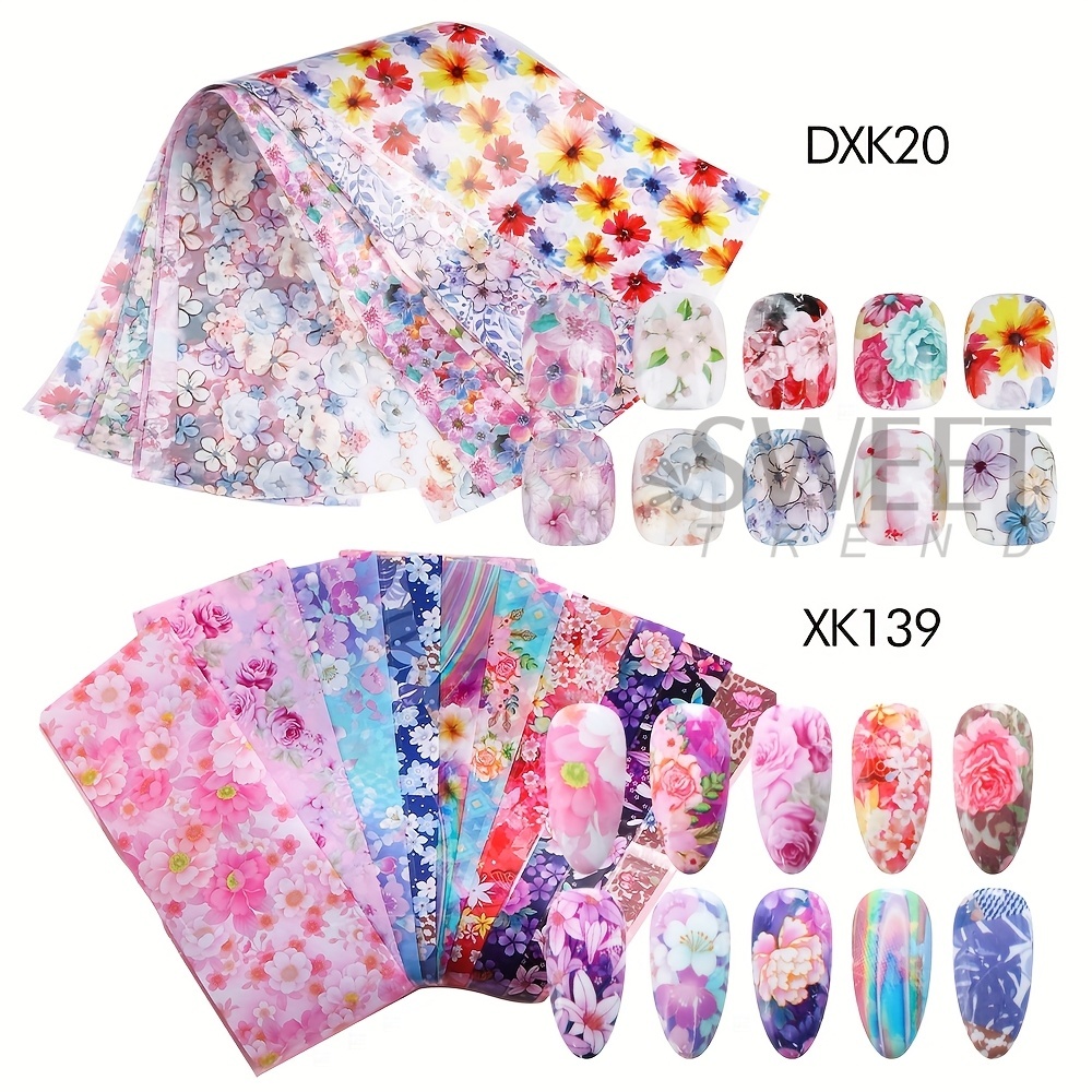 20 pièces de papier transfert  - Nail Foil Transfer avis et prix
