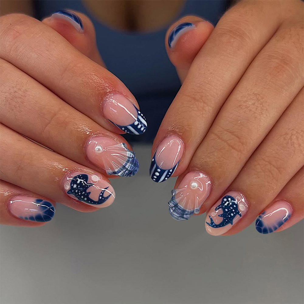 24 faux ongles en gel 3D en fo - Nail Art Press On avis et prix