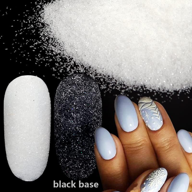 50 g/sac noël blanc noir sucre - Nail Art Xmas avis et prix