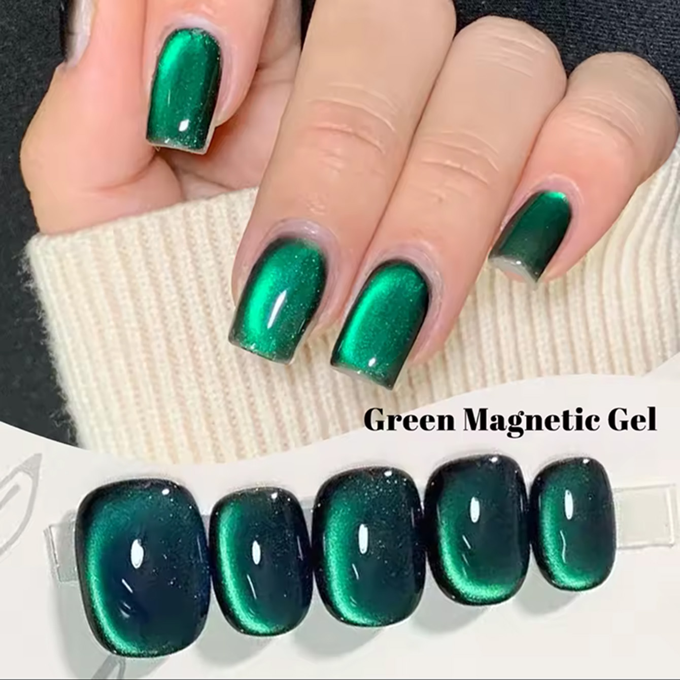 MAINEL 10ML 1Pcs Vernis Gel Ef - Nail Art Emerald Green avis et prix