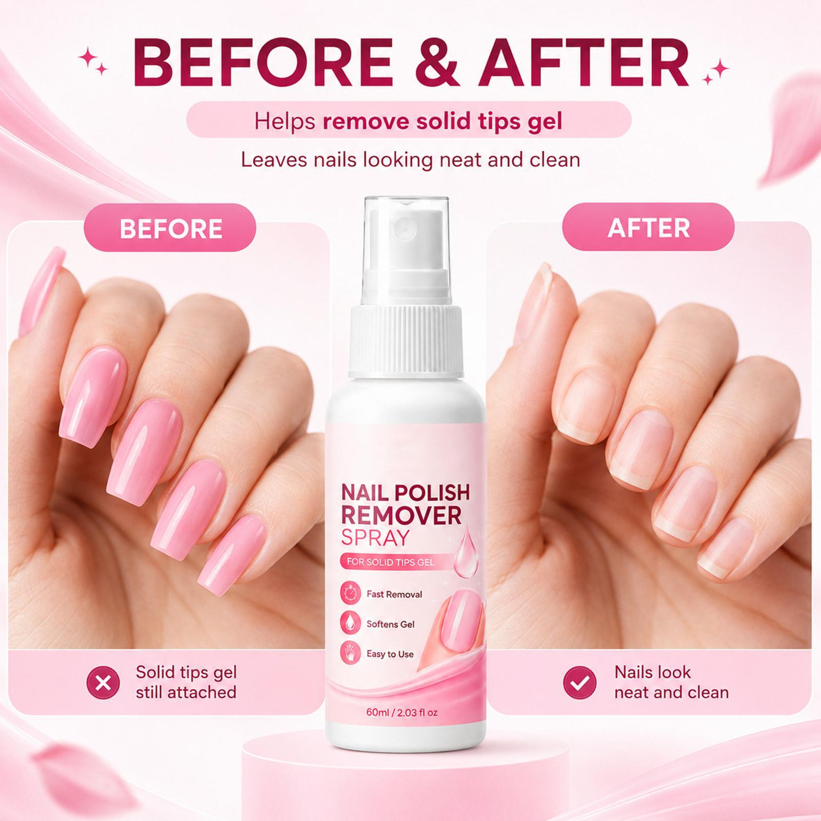 Spray dissolvant pour faux ong - Nail Art Press On avis et prix
