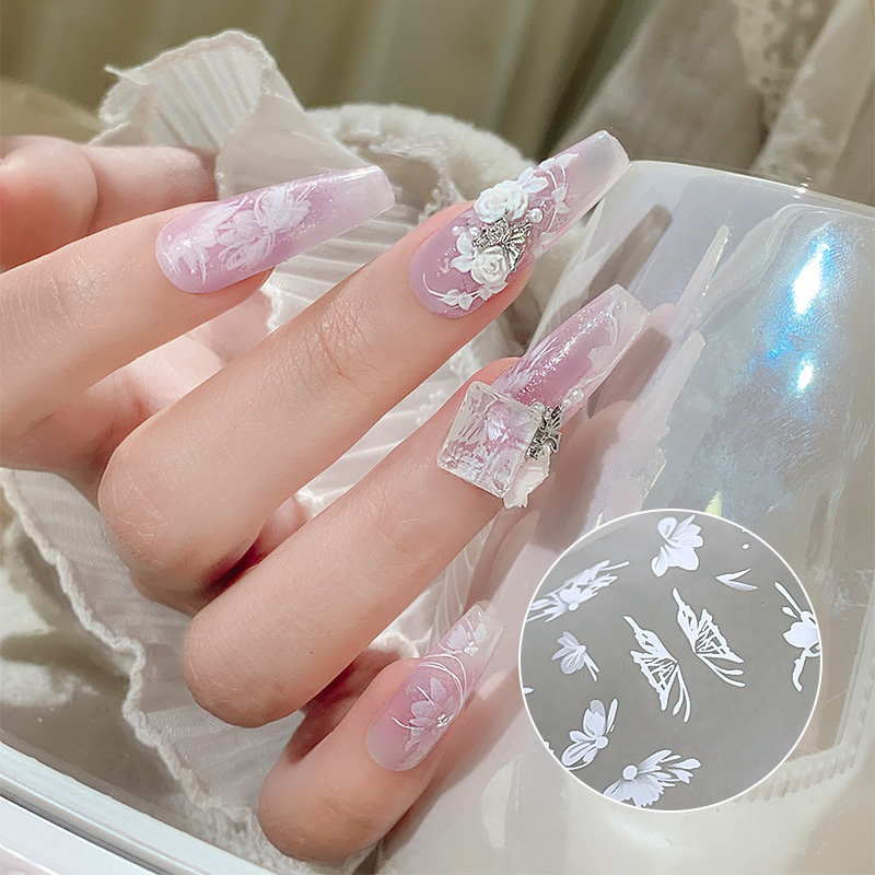 6 rouleaux/boîte Autocollants  - Nail Foil Transfer avis et prix