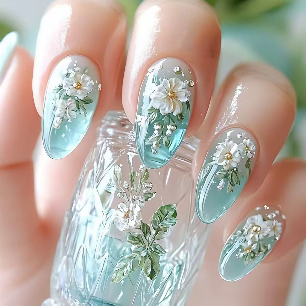 Faux ongles moyens pour femmes - Nail Art Press On avis et prix