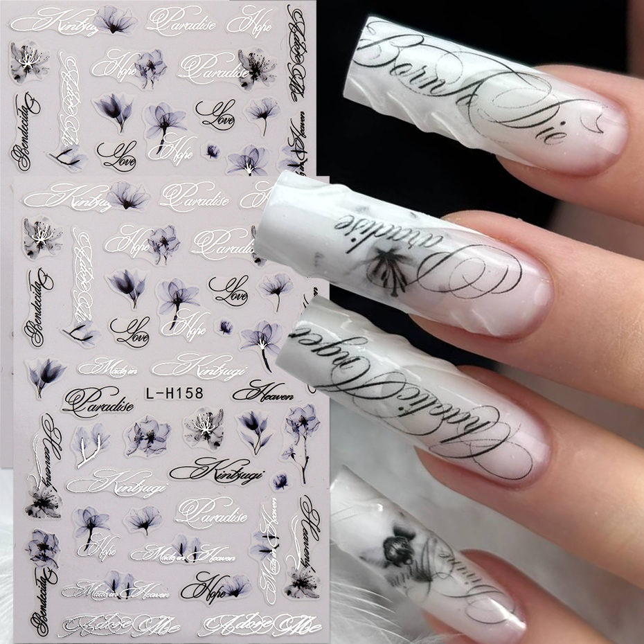 Autocollants pour ongles à mot - Nail Foil Transfer avis et prix