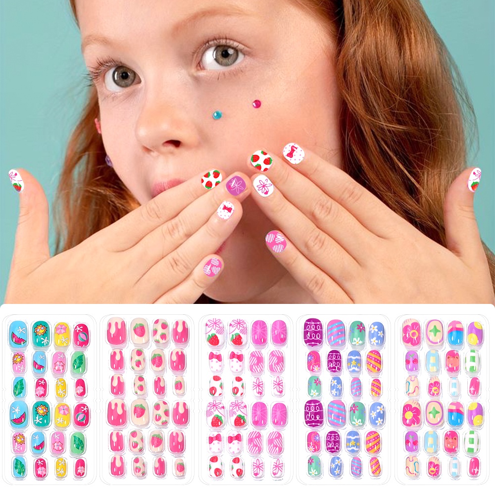 120 pièces 5 ensembles bonbons - Nail Art Pink avis et prix