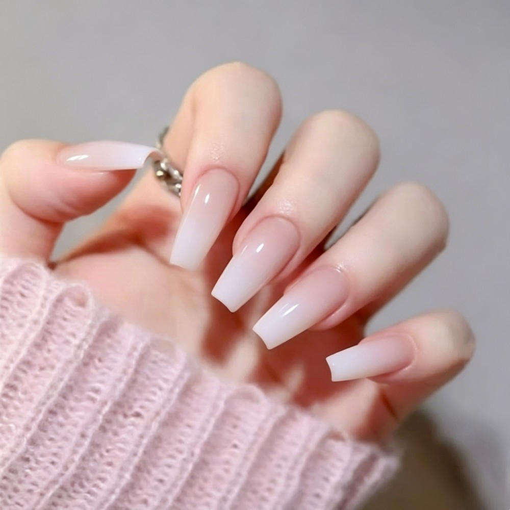 24 pièces/boîte Faux ongles lo - Nail Art Pink avis et prix