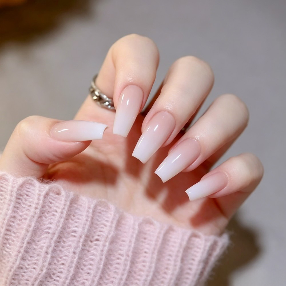 24 pièces/boîte Faux ongles lo - Nail Art Pink avis et prix