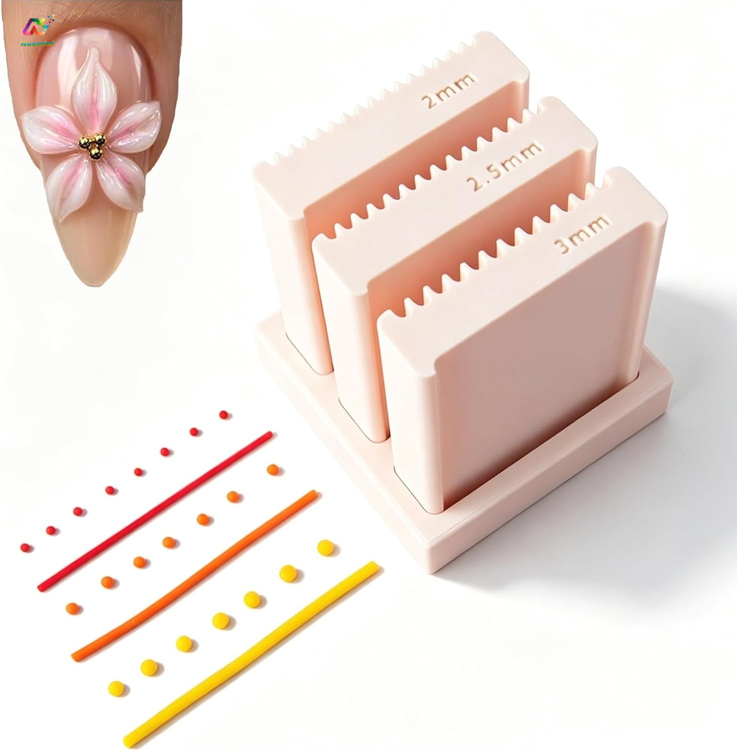 Rouleau de perles 2-en-1 pour  - Nail Art Overlay avis et prix