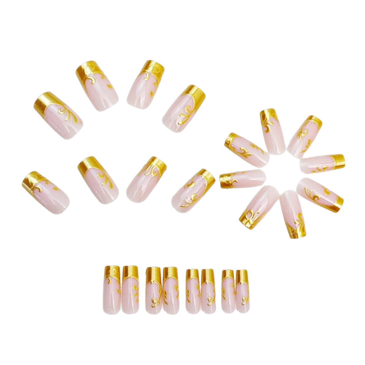 Faux ongles moyennement longs  - Nail Art Press On avis et prix